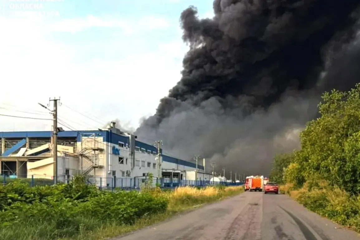 Devastating Fire at Flex Factory in Ukraine Raises Concerns Over Community Impact and Damage Assessment