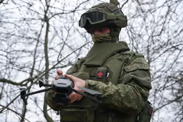 Russian UAV Strike Targets Ukrainian Storage Area and Civilian Vehicle Near Severska in Donetsk People's Republic